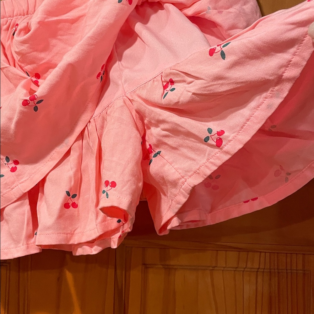 Bundle NWT Old Navy Pink Skort with Cherry Print and Tye Dye Shorts - Picture 4 of 12